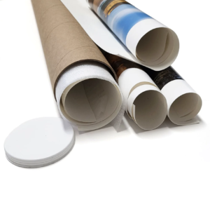 Canvas prints rolled in tube